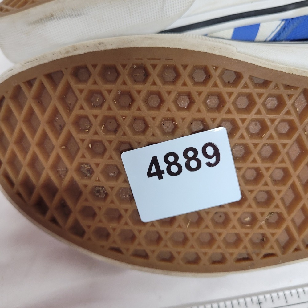 Vans Classic Slip-On Blue White Checkerboard Womens 9 Sneakers 721356 - Picture 8 of 8